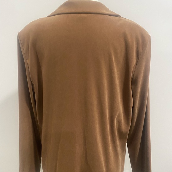 NWOT Willow Ridge Carmel microsuede petite blazer - Picture 2 of 3